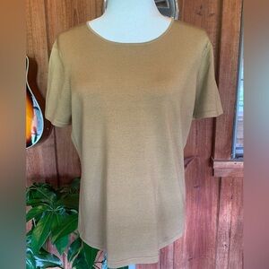 Classic Short-Sleeve Tee in Olive Tan